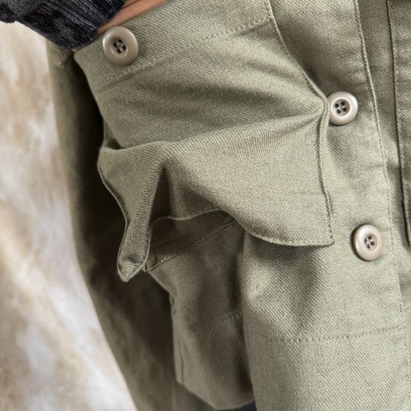 Fate by LFD Military Back Pleat Swing Jacket - S - Picture 5 of 7